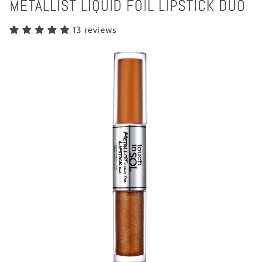 Touch of Sol Metalist Foil Liquid Lipstick Duo